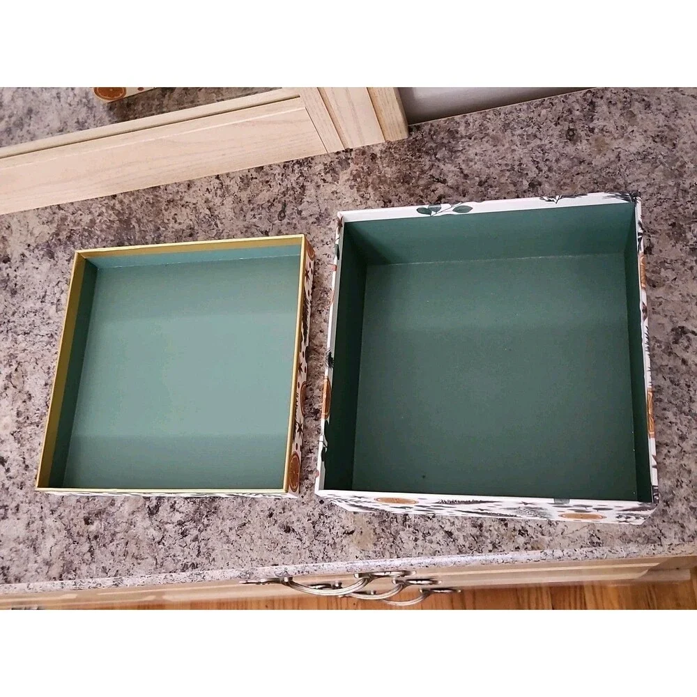 Lady Jayne Storage Box Citrus, Berry, Spice Greenery Holiday Theme 9